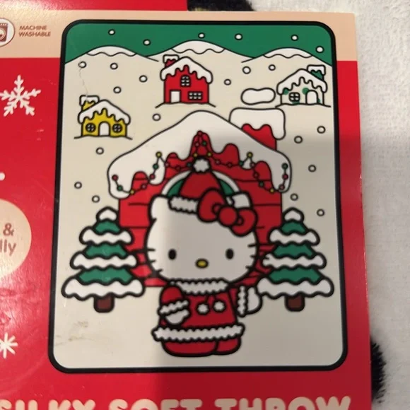 Hello Kitty just flurries silky soft throw blanket 40” x 50” NWT - Picture 4 of 4